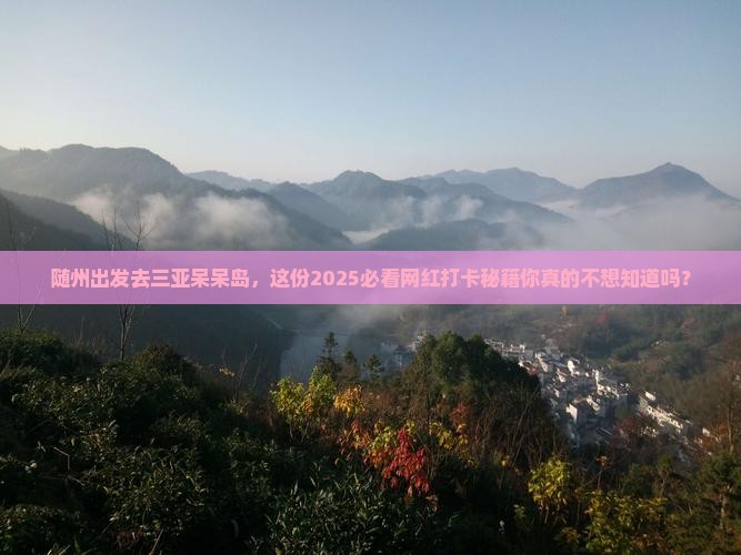 随州出发三亚呆呆岛旅游网红地点