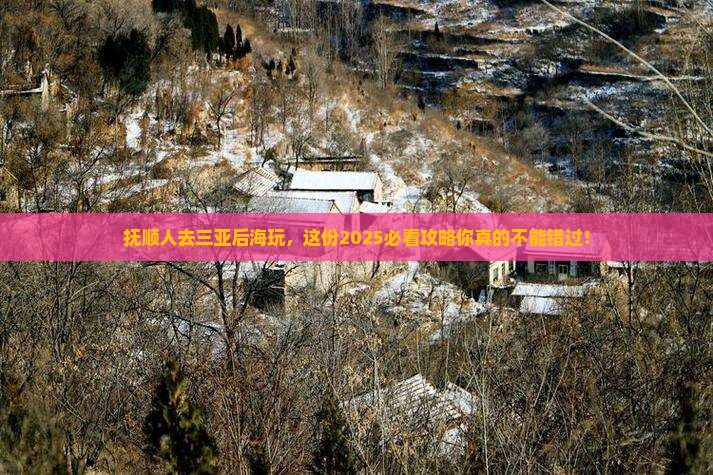 抚顺去三亚后海团体旅游