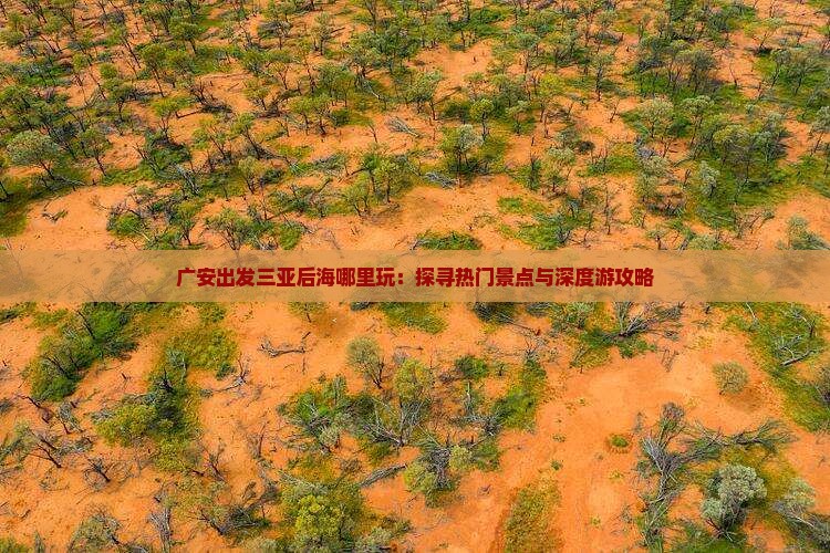 广安出发三亚后海哪里玩：探寻热门景点与深度游攻略