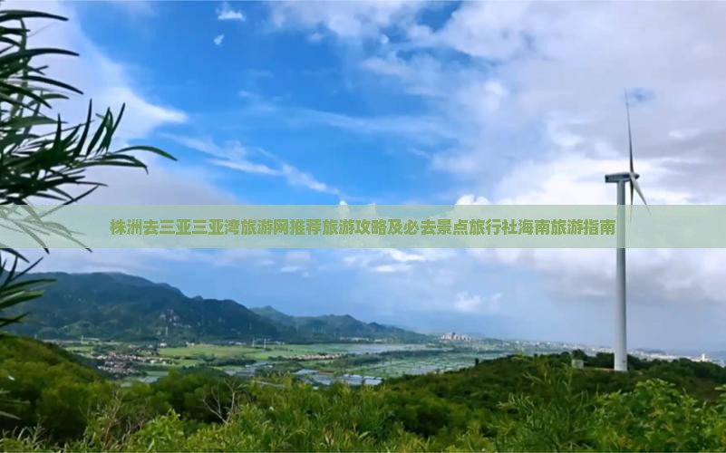 株洲去三亚三亚湾旅游网推荐旅游攻略及必去景点旅行社海南旅游指南