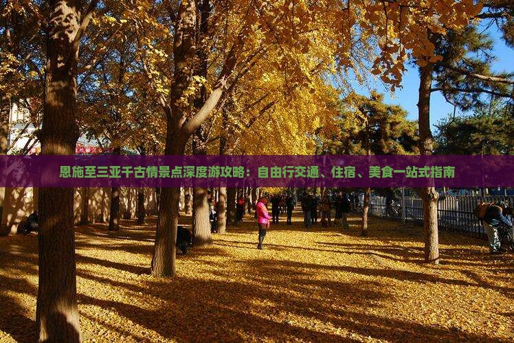 恩施至三亚千古情景点深度游攻略：自由行交通、住宿、美食一站式指南