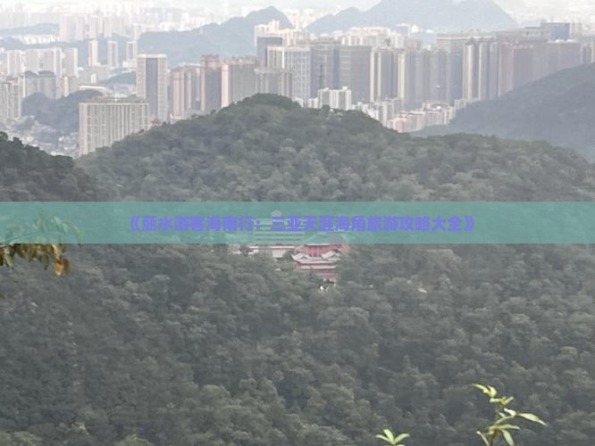《丽水游客海南行：三亚天涯海角旅游攻略大全》
