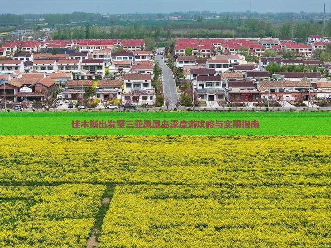 佳木斯出发至三亚凤凰岛深度游攻略与实用指南