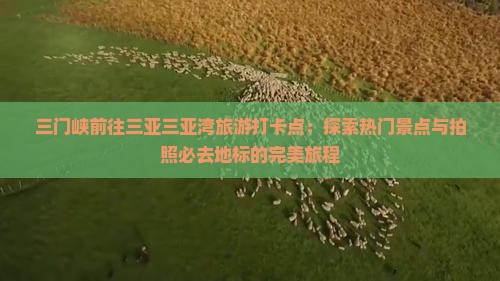 三门峡前往三亚三亚湾旅游打卡点：探索热门景点与拍照必去地标的完美旅程