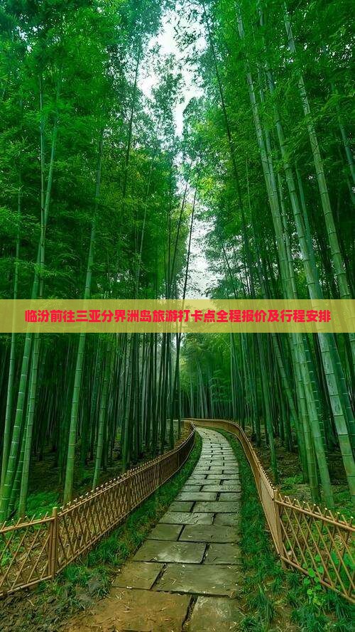 临汾前往三亚分界洲岛旅游打卡点全程报价及行程安排