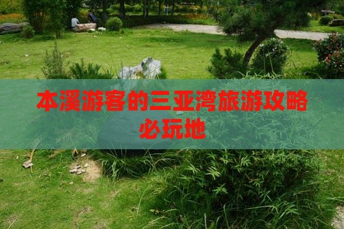 本溪游客的三亚湾旅游攻略必玩地