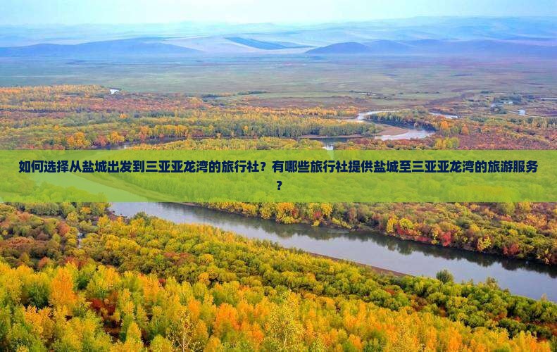 如何选择从盐城出发到三亚亚龙湾的旅行社？有哪些旅行社提供盐城至三亚亚龙湾的旅游服务？