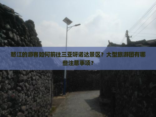 怒江的游客如何前往三亚呀诺达景区？大型旅游团有哪些注意事项？