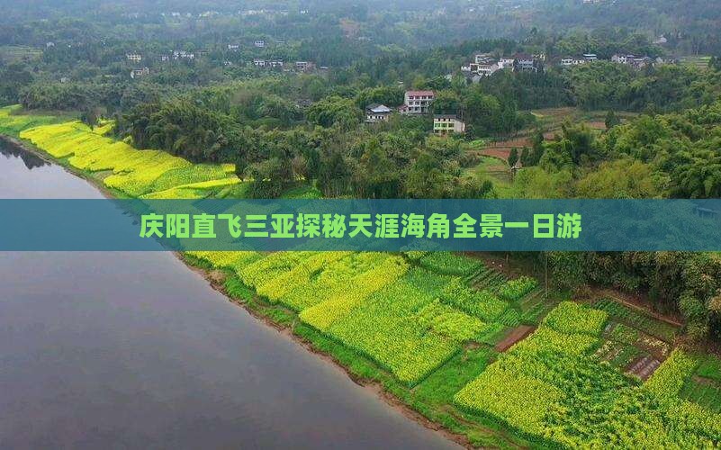庆阳直飞三亚探秘天涯海角全景一日游