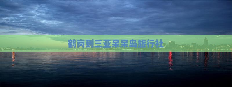 鹤岗到三亚呆呆岛旅行社