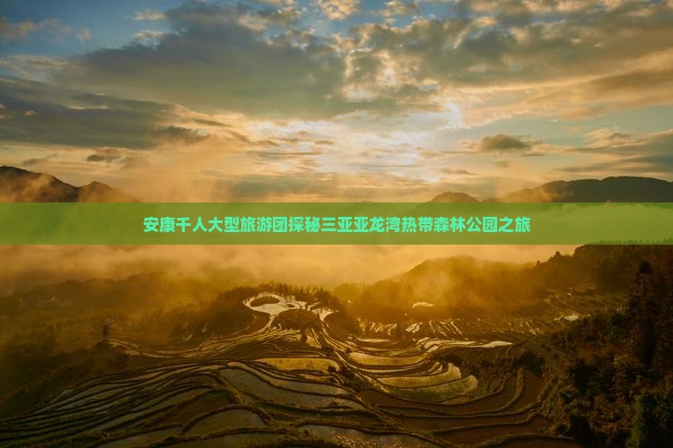 安康千人大型旅游团探秘三亚亚龙湾热带森林公园之旅