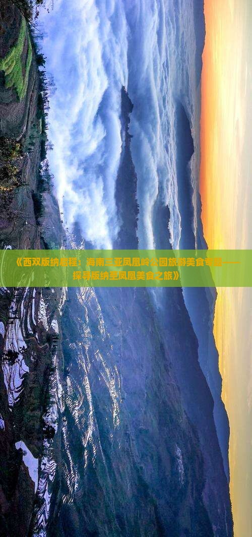《西双版纳启程：海南三亚凤凰岭公园旅游美食专题——探寻版纳至凤凰美食之旅》