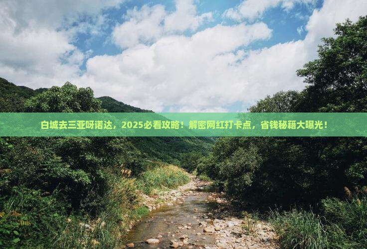 白城去三亚呀诺达景区旅游打卡点