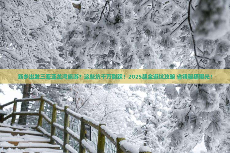 新乡出发三亚亚龙湾旅游