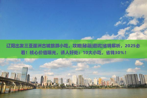 辽阳出发三亚崖洲古城旅游小吃