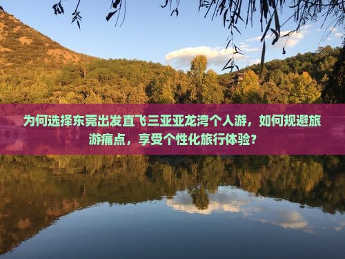 为何选择东莞出发直飞三亚亚龙湾个人游，如何规避旅游痛点，享受个性化旅行体验？