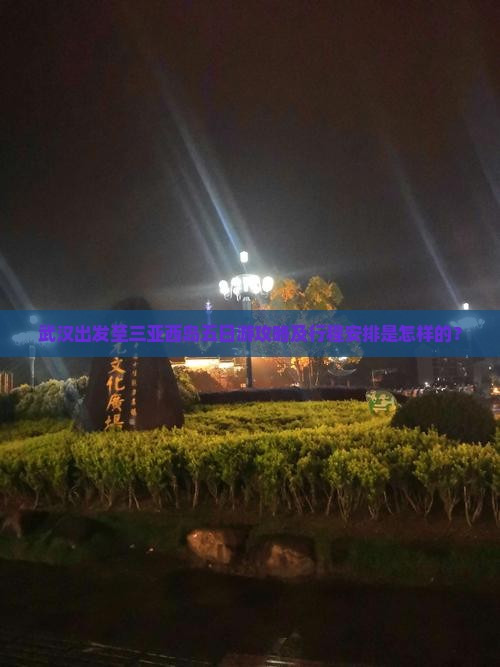 武汉出发至三亚西岛五日游攻略及行程安排是怎样的？
