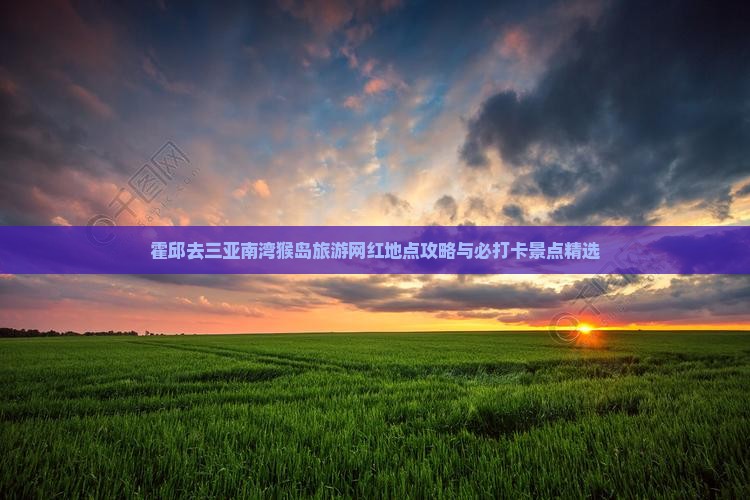 霍邱去三亚南湾猴岛旅游网红地点攻略与必打卡景点精选
