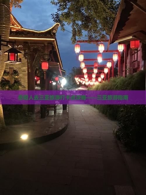 岳阳人去三亚旅游打卡点攻略——三亚旅游指南