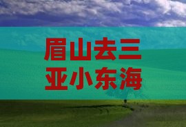 眉山去三亚小东海四日游多少钱及路线推荐