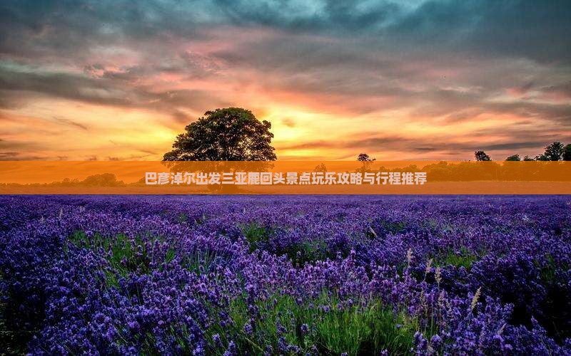 巴彦淖尔出发三亚鹿回头景点玩乐攻略与行程推荐