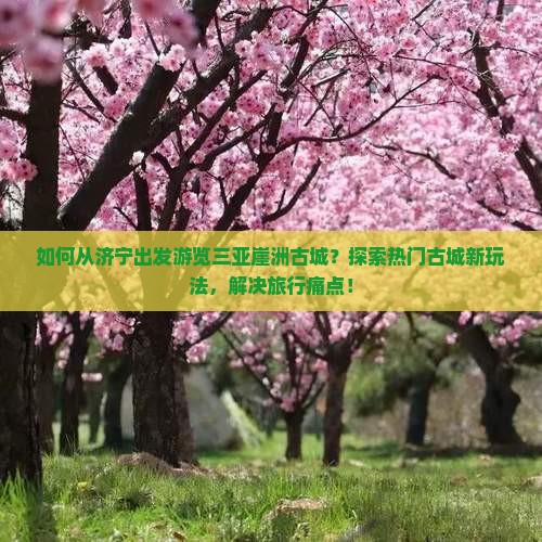 如何从济宁出发游览三亚崖洲古城？探索热门古城新玩法，解决旅行痛点！