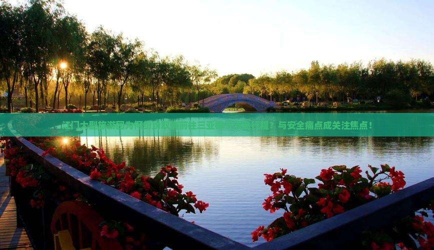 江门大型旅游团为何纷纷取消前往三亚椰子洲岛行程？与安全痛点成关注焦点！