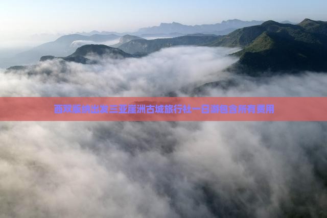 西双版纳出发三亚崖洲古城旅行社一日游包含所有费用