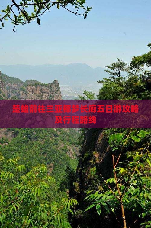 楚雄前往三亚椰梦长廊五日游攻略及行程路线