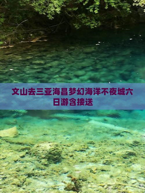 文山去三亚海昌梦幻海洋不夜城六日游含接送