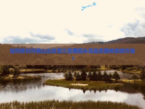 如何策划马鞍山出发至三亚鹿回头高品质团体旅游方案？