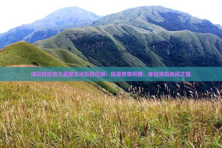 博尔塔拉去三亚蜈支洲岛四日游：探索热带风情，体验海岛休闲之旅