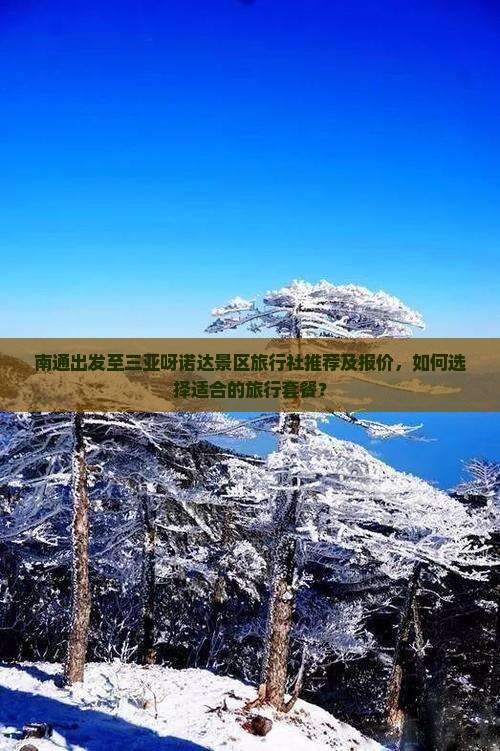 南通出发至三亚呀诺达景区旅行社推荐及报价，如何选择适合的旅行套餐？