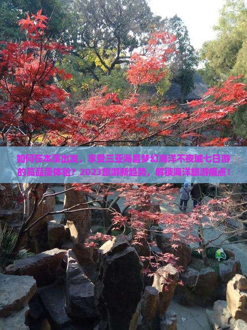 如何在本溪出发，享受三亚海昌梦幻海洋不夜城七日游的高品质体验？2023旅游新趋势，解锁海洋旅游痛点！