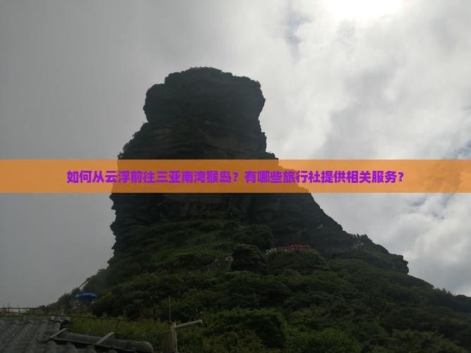 如何从云浮前往三亚南湾猴岛？有哪些旅行社提供相关服务？