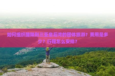 如何组织醴陵到三亚皇后湾的团体旅游？费用是多少？行程怎么安排？