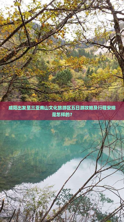 咸阳出发至三亚南山文化旅游区五日游攻略及行程安排是怎样的？