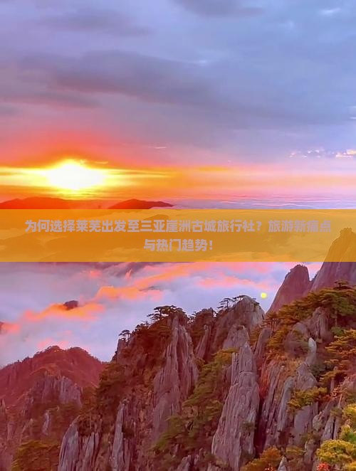 为何选择莱芜出发至三亚崖洲古城旅行社？旅游新痛点与热门趋势！
