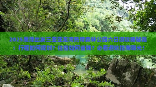 鹰潭前往三亚亚龙湾热带森林公园六日游