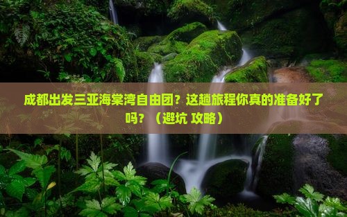 成都出发三亚海棠湾自由团
