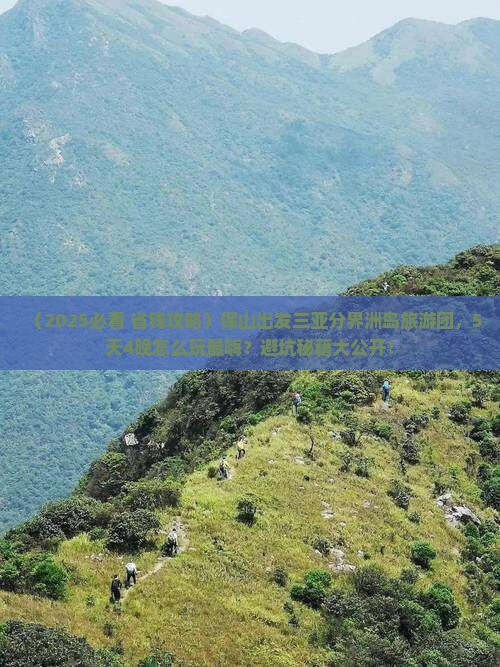 保山出发三亚分界洲岛大型旅游团