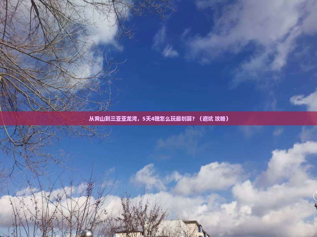 黄山前往三亚亚龙湾国际玫瑰谷团体旅游
