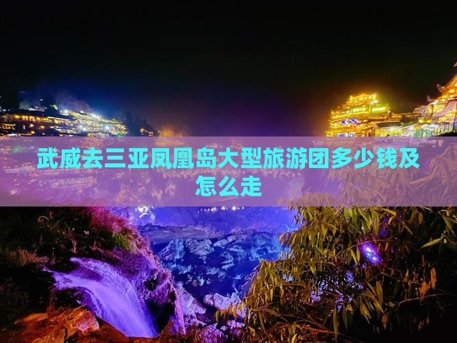 武威去三亚凤凰岛大型旅游团