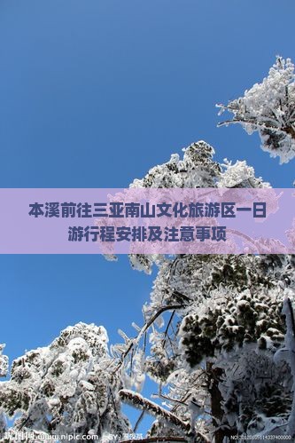 本溪前往三亚南山文化旅游区一日游