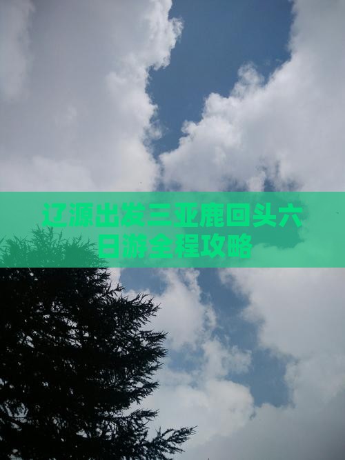 辽源出发三亚鹿回头六日游