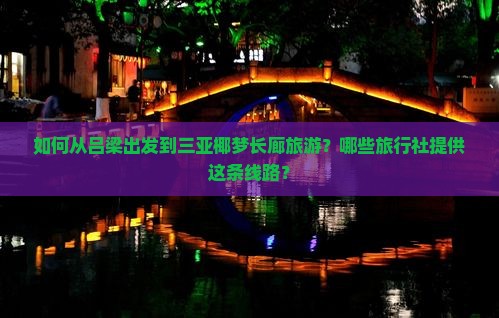 如何从吕梁出发到三亚椰梦长廊旅游？哪些旅行社提供这条线路？