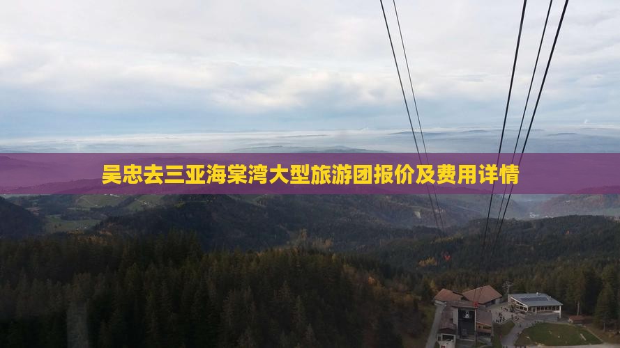 吴忠去三亚海棠湾大型旅游团报价及费用详情