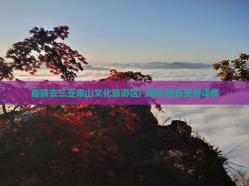 曲靖去三亚南山文化旅游区门票价格及费用详情
