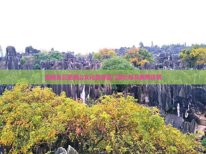 曲靖去三亚南山文化旅游区门票价格及费用详情
