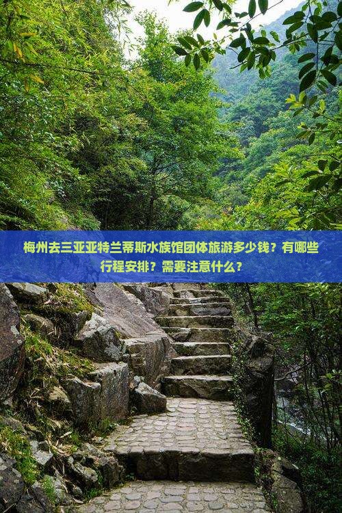 梅州去三亚亚特兰蒂斯水族馆团体旅游多少钱？有哪些行程安排？需要注意什么？